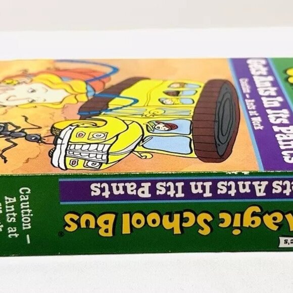 THE MAGIC SCHOOL BUS ANTS IN ITS PANTS Caution Ants at Work VHS Home Video Tape - Picture 5 of 6
